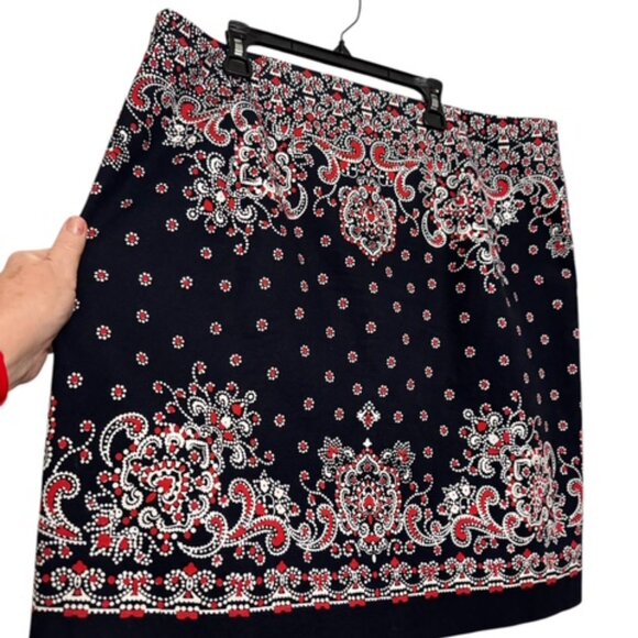 ❤️TALBOT'S COTTON/SPANDEX FULLY LINED SKIRT SIZE: 16 - Picture 2 of 5